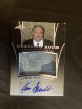 Authentic Signed Autographed Leaf Relic Card DR-JG1 James Gandolfini COA picture