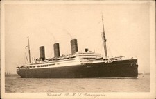 Cunard R.M.S. Berengaria Ships c1920s-30s Vintage Postcard picture