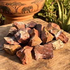Red Kenyan Jasper Rough Raw Stones (By The Piece Or Pound) Genuine Natural picture