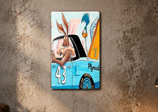 Road Runner Superbird Metal Sign 8x12 Plymouth 43 Garage Wall Decor Retro Art picture