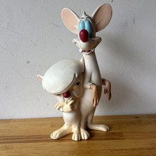 1995 Vintage Pinky and the Brain 10” Figure Warner Bros Statue picture