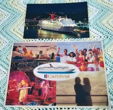 Original First Carnival Jubilee 1986 to 2004 Cruise Ship Official Photo & Holder picture