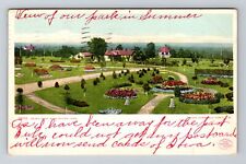 Burlington IA-Iowa, Crapo Park, Scenic Aerial View, Vintage Postcard picture