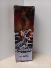 2018 Jurassic World Velociraptor Brown 12 Inch Mattel Universal New Damaged Box picture