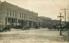 c1910 Wautona Waushara Wisconsin White Way Street View Montgomery RPPC  Postcard picture
