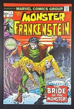 The Monster of Frankenstein #2 F/VF 7.0 1973 π₯ 1st Bride Of Frankenstein picture