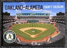 Oakland-Alameda Stadium Oakland A’s 2.5 x 3.5 Inch Fridge Magnet Hardback picture