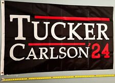 Tucker Carlson FLAG FREE USA SHIP 2 Trump Vivek Republican America USA Sign 3x5' picture