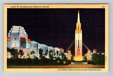 San Francisco CA-California, CA Worlds Fair, Tower of Sun, Vintage Postcard picture