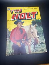 TIM HOLT #15 Golden Age 1950 First solo Ghost Rider featured story - VG+ OW page picture