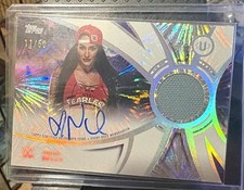 Topps 2019 WWE Undisputed Nikki Bella Auto SRS-NB Superstar Relic Sig 11/50 picture