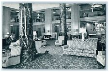 1957 Hotel Pen Alto Lobby Interior Altoona Pennsylvania PA Vintage Postcard picture