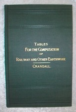 Antique 1916 Charles Crandall Earthwork Railway Railroad Building Green HC Book picture