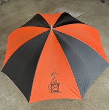 Vintage Princeton University Black & Orange Umbrella 1968 Beer Jacket Stencil  picture