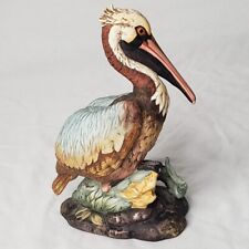 Vintage 1996 Brown Pelican by Andrea Sadek Porcelain 6.75” Figurine ~ Japan picture