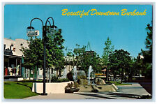 c1950's Beautiful Downtown Mall at Burbank California CA Vintage Postcard picture