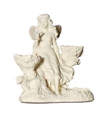PartyLite Ariana's Garden Fairy Statue 3 Tea Light Candle Holder P7298, W/Box.  picture