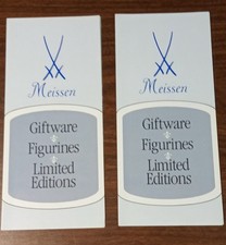 MEISSEN GIFTWARE FIGURINES LIMITED EDITIONS DEALER BROCHURES 1982 SCHMID LOT 2 picture