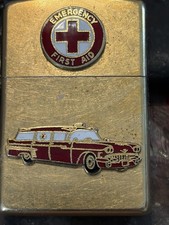 Zippo Lighter Vintage Ambulance  picture