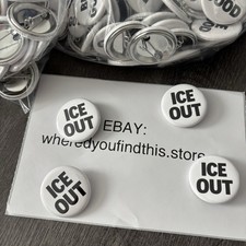 IN HAND ICE OUT PIN Alex Pretti Renee Good Protest Be Good 1.25” picture