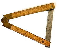 Antique Chapin-Stephens No. 036 Combination Folding Rule / Bevel / Inclinometer picture