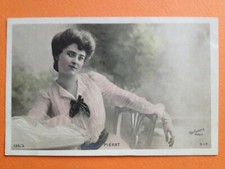 Old postcard portrait of the actress Marie Thérèse PIERAT PHOTO signed REUTLINGER in PARIS picture