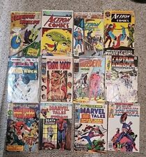 Lot Of 12 Vintage Comics Iron Man Daredevil Captian America Marvel Tales picture