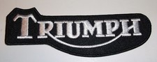 Triumph Motorcycle Biker British Embroidered Patch~4 1/8