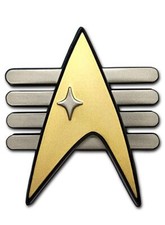 FanSets Star Trek TNG Future Imperfect Admiral Communicator 1:1 Magnetic Pin picture
