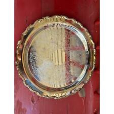 Vintage Filigree Oneida Silverplate Platter 12