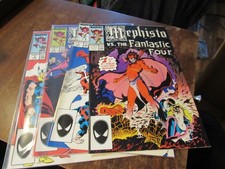 Mephisto vs the Fantastic Four 1 2 3 4 DC 1987 Comic Book Set 1-4 Complete picture