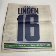 The Province Vancouver Newspaper 32 Page Special 16 Trevor Linden Canucks 2008 picture