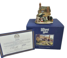 Lilliput Lane Kiln Cottage Collectors Club with DEED and Box 1998 picture