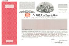 Public Storage, Inc. - 1997 dated Specimen Stock Certificate - Specimen Stocks & picture