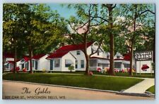 Wisconsin Dells Wisconsin WI Postcard The Gables Exterior Building 1940 Vintage picture