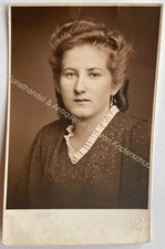 orig. Photo postcard lady woman around 1925 Linz old town Josef old picture