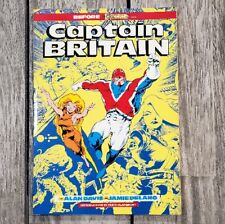 CAPTAIN BRITAIN: Before Excalibur Trade Paperback (1988) Marvel Comics  picture