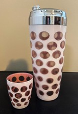 RARE MINT HAZEL-ATLAS GLASS MCM PINK
