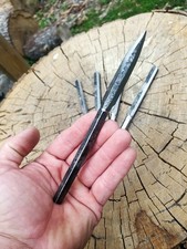 Handforged Ninja Ghost Bo Throwing Spike Hexagon Blade 7 Inch No Spin  picture