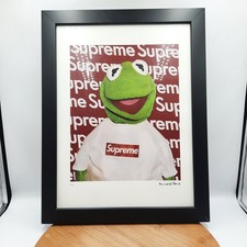 Supreme x Kermit The Frog Poster Print Muppets Fairchild Paris 375/600 Framed picture