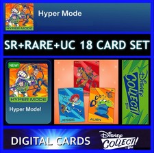 HYPER MODE TOY STORY SR+RARE+UC 18 CARD SET-TOPPS DISNEY COLLECT picture