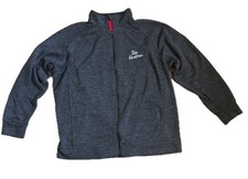 Tim Hortons Employee Issued Unisex Dark Gray Zip Up Sweatshirt Jacket Size XL picture