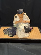 Vintage Japanese Hakata Urasaki Doll Tattoo Artist & Geisha With Base picture