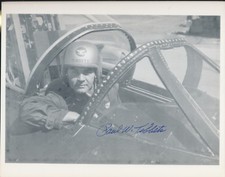 Paul Tibbets-Enola Gay Pilot--signed photo, as a B-47 test pilot Hiroshima picture