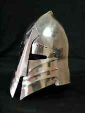 Medieval Knight Fantasy Burbute Steel Viking Armor Helmet Replica Engraved Decor picture