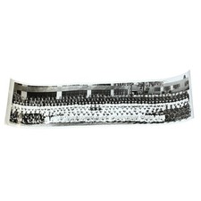 Vintage 1952 El Monte High School Panoramic Class Graduation Photo 8x30 B&W picture