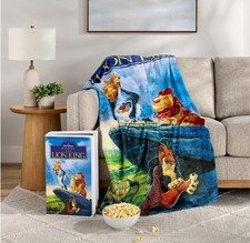 Disney The Lion King Classic VHS Boxed Silk Touch Throw Blanket 50