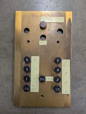Vintage Elevator Car Button Panel   picture