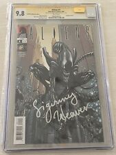 Sigourney Weaver Signed SS CGC 9.8 Aliens #1 2009 #4 of 100 picture