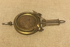 Antique Wm L Gilbert 4 Oz. Gingerbread Kitchen Clock Brass Pendulum picture